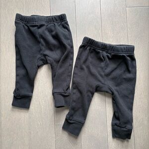 3/$20🌟 100% Organic Cotton Set of 2 Jogger Pants, 3-6M